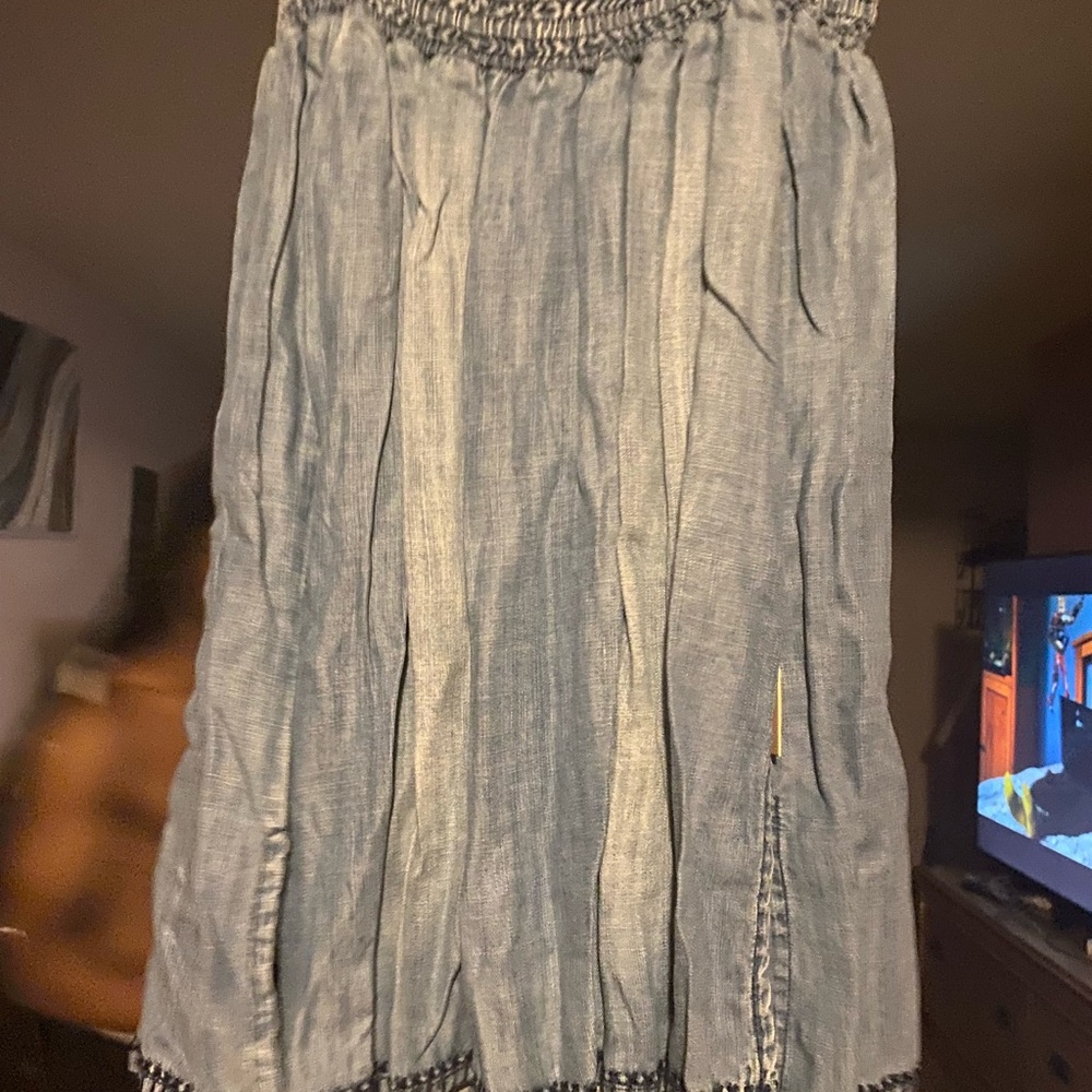 Blue Denim Top